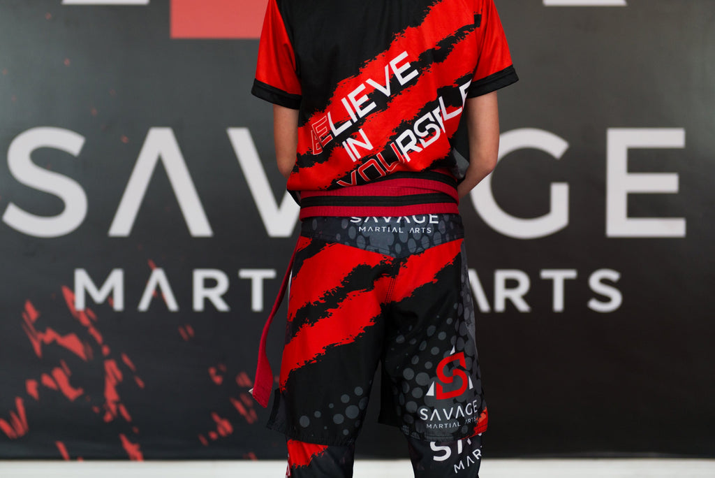 Kids Savage Martial Arts Shorts – Breathable Training Shorts with Stretch Waist