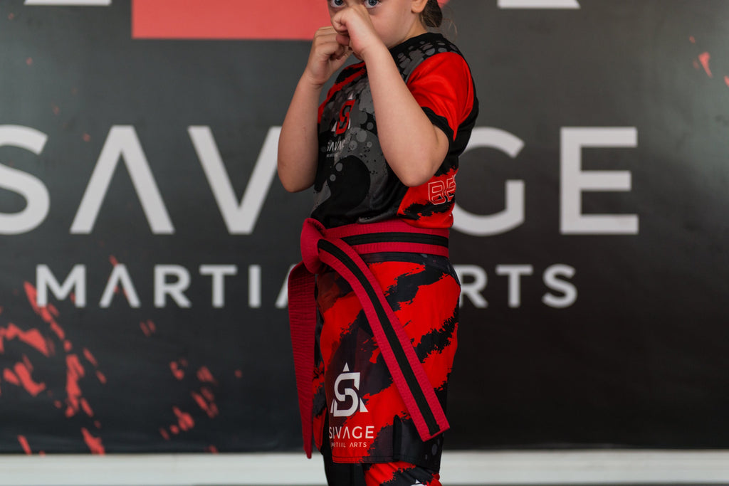 Kids Savage Martial Arts Shorts – Breathable Training Shorts with Stretch Waist