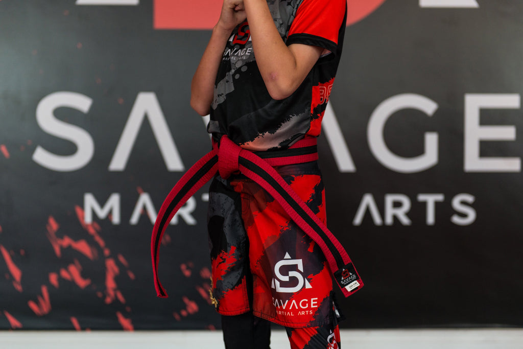 Kids Savage Martial Arts Shorts – Breathable Training Shorts with Stretch Waist