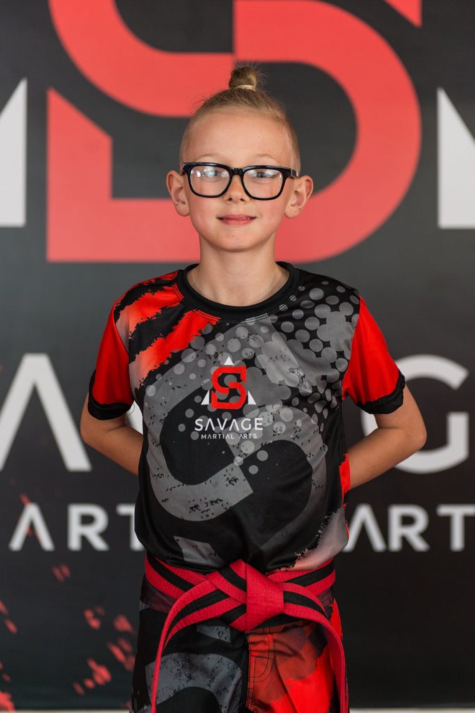 Kids Savage Martial Arts T-Shirt – Breathable Training & Casual Wear